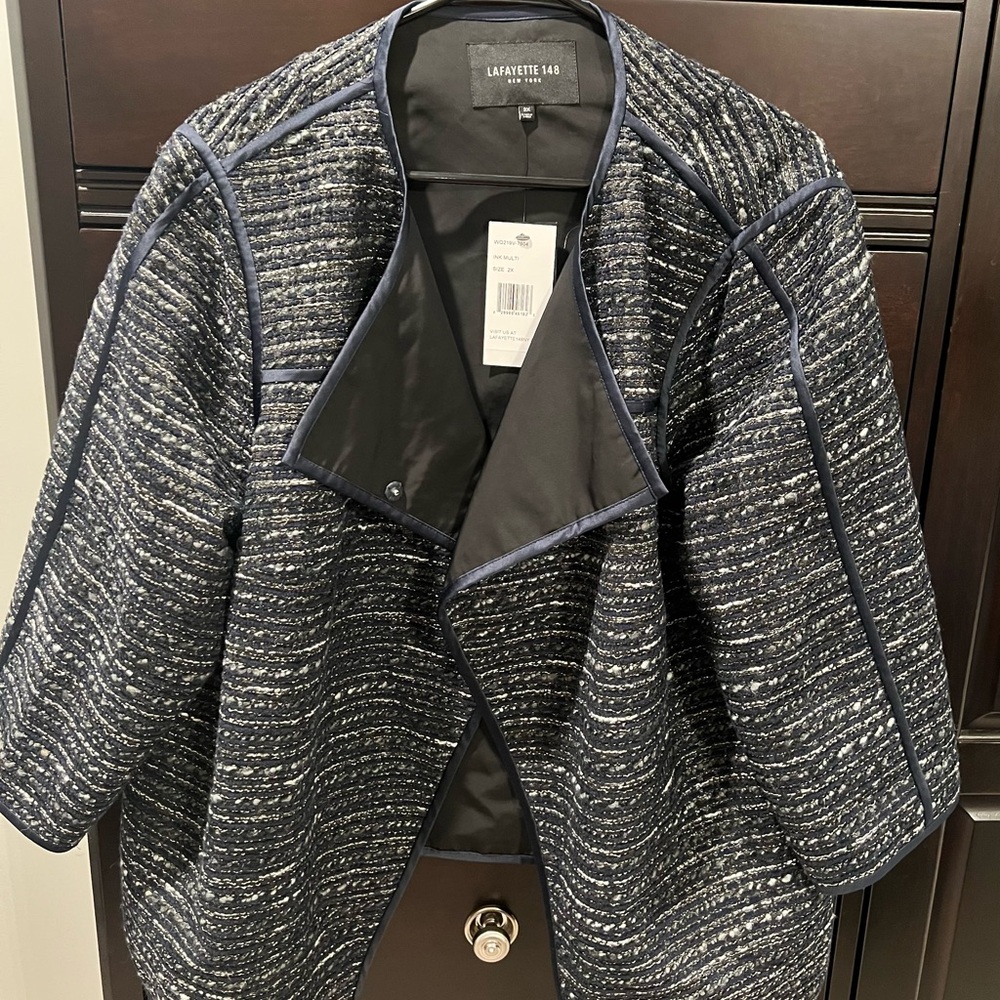 Lafayette 148 New York NWT Navy Women's Jacket